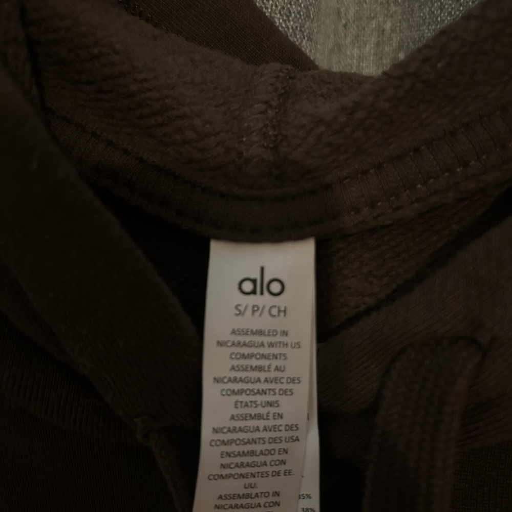 ALO Yoga espresso Hoodie - Picture 2 of 5